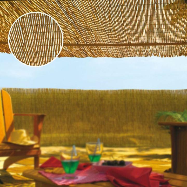 Produktbild EDM Gartenzaun 75817 Braun Bambus 1,5 x 5 m