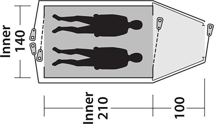 Produktbild Outwell Cloud 2 (Kuppelzelt, 4.50 kg, 2 Personen)