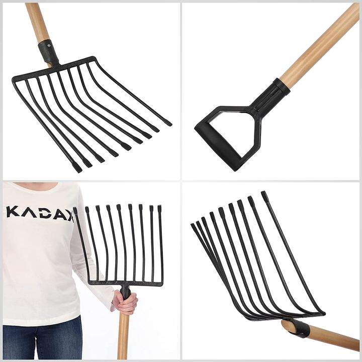 Actual product image Kadax Stone Fork Black