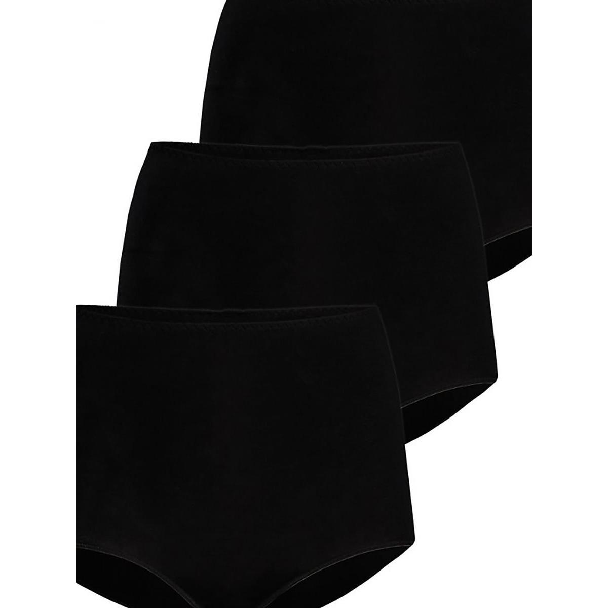 Teyli, Damen, Unterhosen, Set, Schwarz, (3XL, 3er Pack)