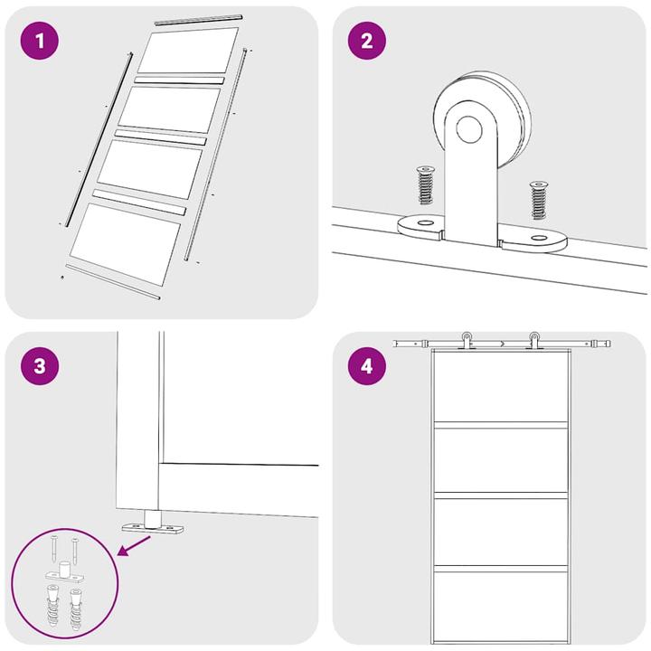 Image du produit vidaXL Schiebetür