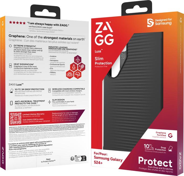 Produktbild Zagg Luxe schwarz (Samsung Galaxy S24+)