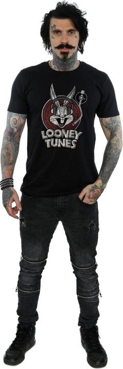 Image du produit Looney Tunes T-shirt en coton avec logo Bugs Bunny pour homme (XL)