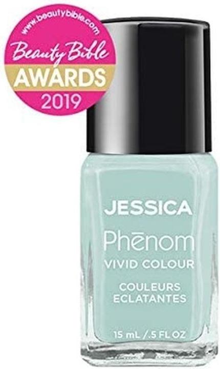 Image du produit Jessica Vernis à ongles Phenom Vivid Colour Vernis à ongles longue durée de type gel sans lampe UV Celestia (Bleu Céleste, Bleu ciel, Vernis à ongles effet gel, Vernis couleur)