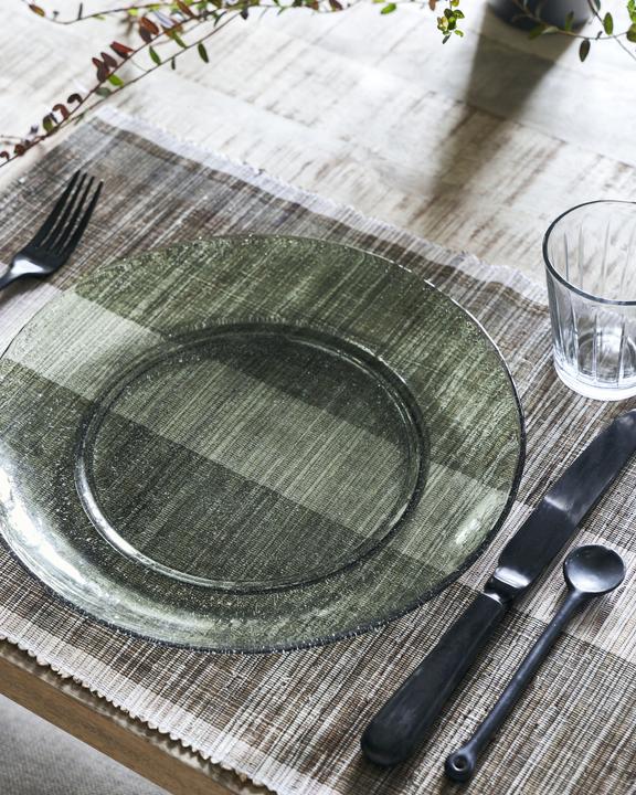 Produktbild House Doctor Set of 2 - Rain Dinner Plates - Green (262681010) (2 x, 27 cm)