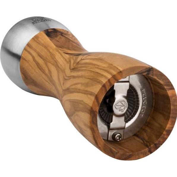 Thumbnail - Peugeot Fidji Salzmühle 15 cm Olivenholz und Edelstahl, Pfeffermühle + Salzmühle, Braun