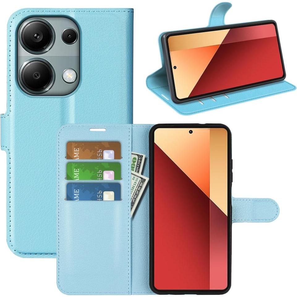 Thumbnail - Screenguard Xiaomi Redmi Note 13 Pro 4G Leather Guard Lederhülle (Xiaomi Redmi Note 13 Pro 4G), Smartphone Hülle, Blau