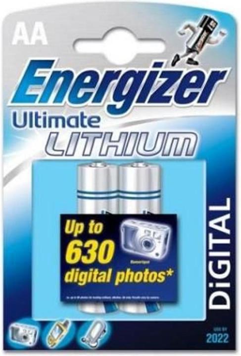 Produktbild Energizer Ultimate Lithium (2 Stk., AA / LR6 / LR06 / Mignon / R6 / R14505, 3000 mAh)