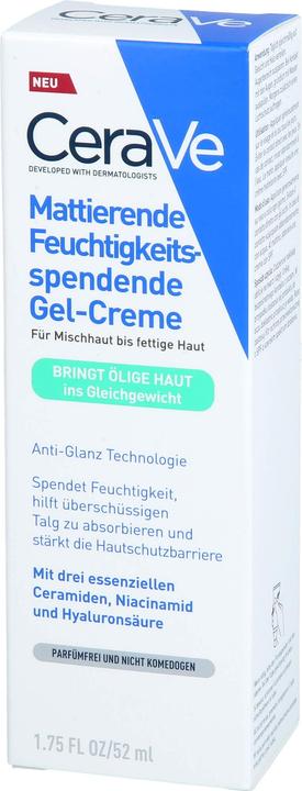 Image du produit CeraVe Gel-crème hydratant (52 ml, Crème 24h, Gel visage)