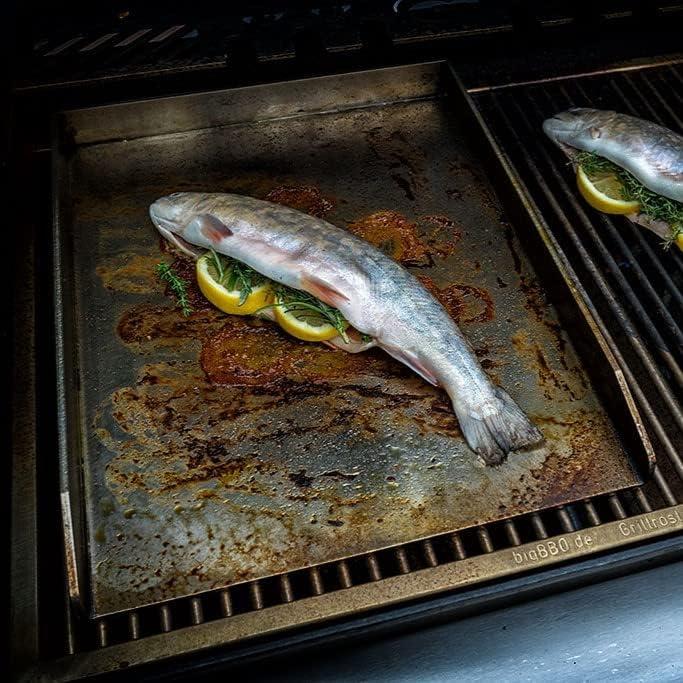 Produktbild Grillrost Grillplatte Plancha 40x30cm