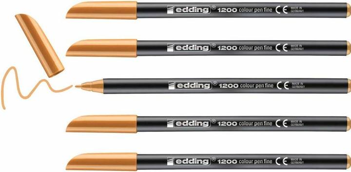 Actual product image Edding Felt-tip pens 1200 light orange (5 pieces) (5x)