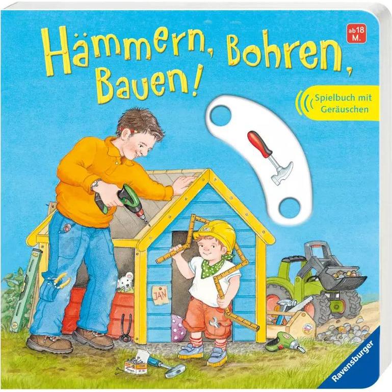 Ravensburger, Babybücher, Hämmern, Bohren, Bauen! (Deutsch)
