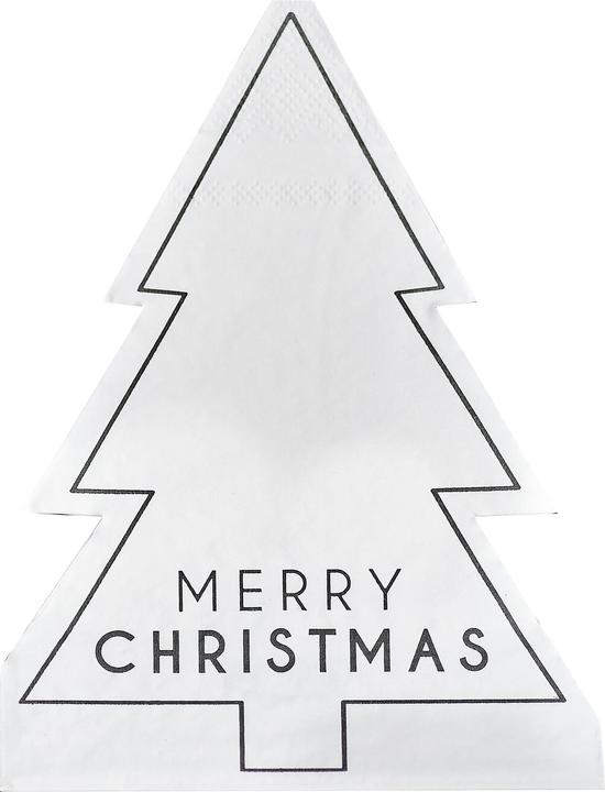 Ginger Ray Christmas Tree Weihnachten (16 pcs, 16.50 x 12.40 cm)