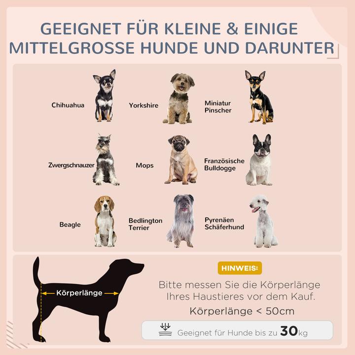 Produktbild PawHut Hundehaus mit Kissen (Hundehütte)