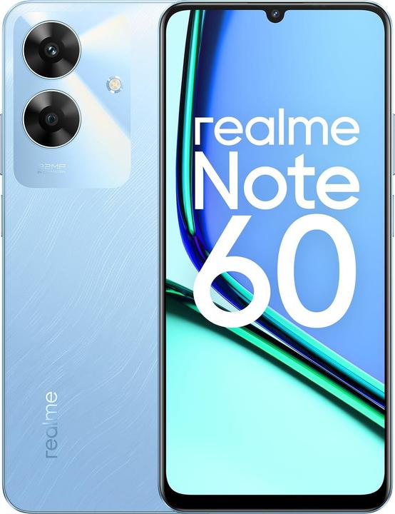 Productafbeelding realme Note 60 (128 GB, Blauwe reis, 6.74", Dubbele SIM, 4G)