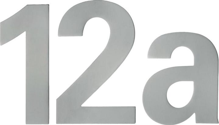 Produktbild EDI FORMAT "Ziffer 1", H 150, edelstahl matt gebürstet