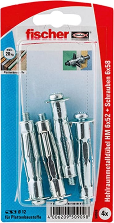 Immagine prodotto Fischer Bullone di ancoraggio R 88561 FAZ II 10/ 20K Acciaio elettrogalvanizzato elettrogalvanizzato (4 pz.)