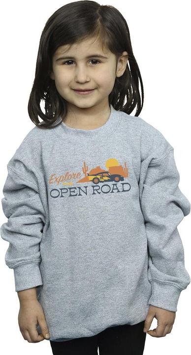 Actual product image Disney Girls Cars Explore The Open Road Sweatshirt (116)