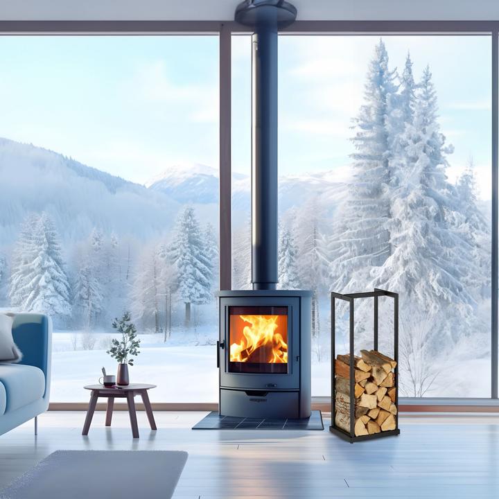 Produktbild Relaxdays Kaminholzregal (37 x 30 x 95 cm)