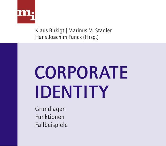 Produktbild Corporate Identity (Deutsch, Gisela Birkigt, Hans Funck, Marinus Stadler, 1998)