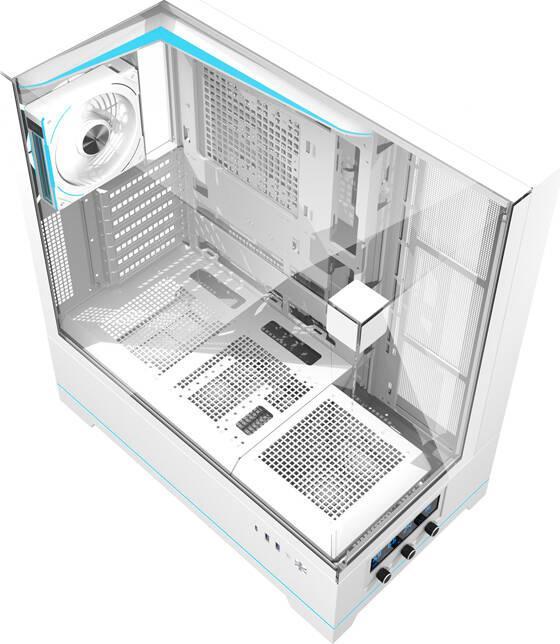 Immagine prodotto Darkflash Tech Case per computer Darkflash DY450 PRO con ventola (bianco) (ATX, ITX, mATX)