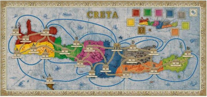 Produktbild PDV09718 - Aegyptus/Creta - Concordia, für 2-5 Spieler, ab 12 Jahren (Erweiterung) (Deutsch, Englisch, Polnisch, 2 - 5 Spieler)