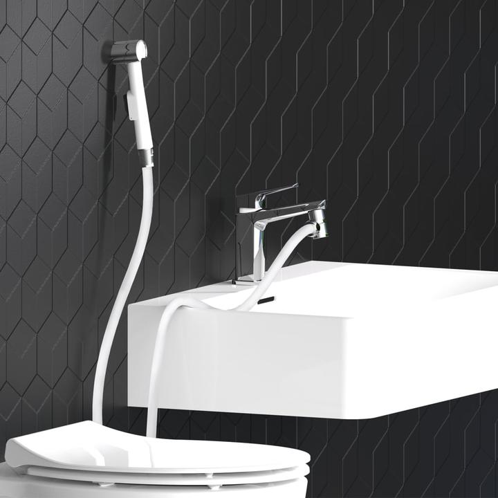 Image du produit Eisl Pomme de douche salle de bain douche lavabo blanc joint d'économie d'eau DX25W-A (1 Type de jet)
