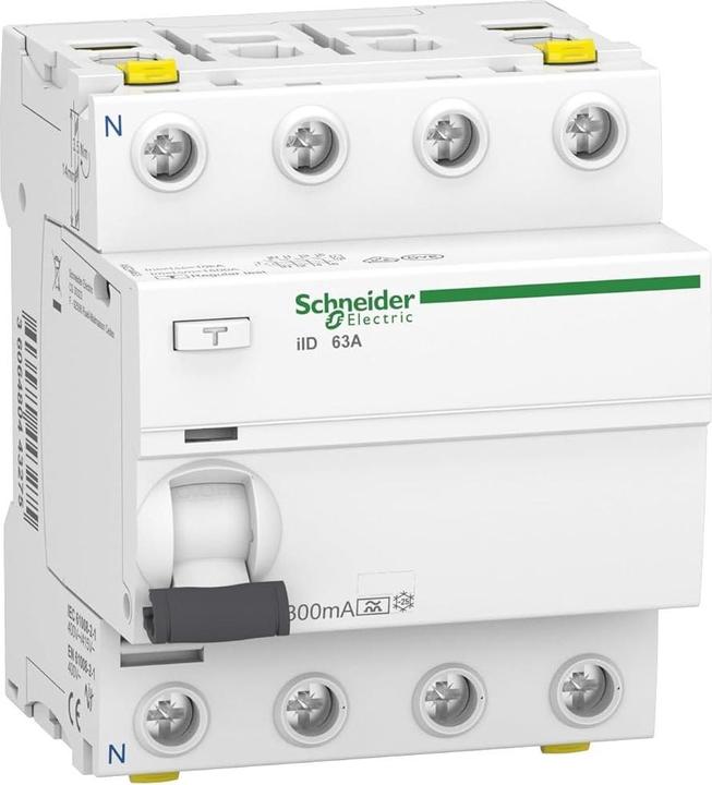 Produktbild Schneider Electric Acti9 iID RCCB 4Pole 63A 300ma Type A