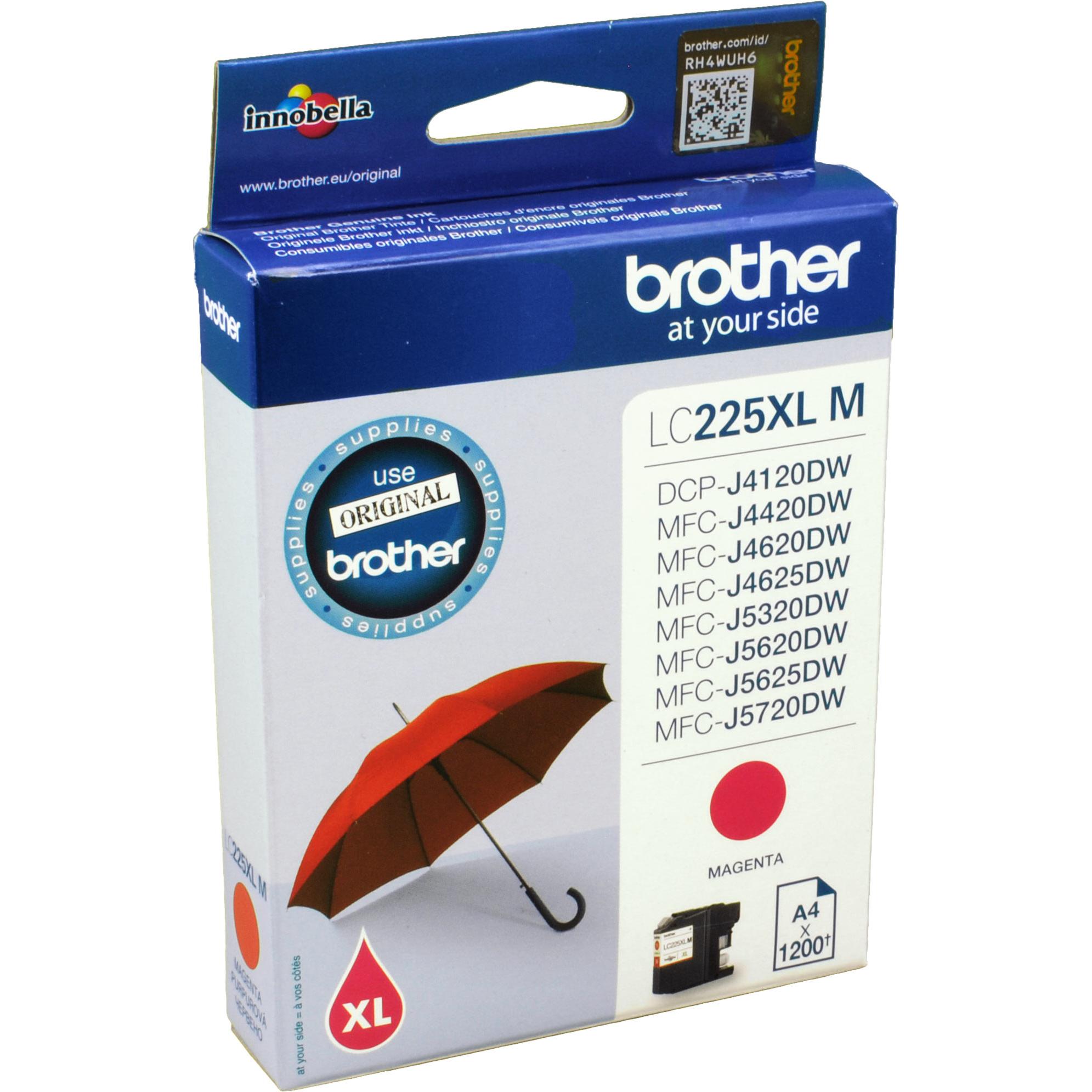 Brother, Druckerpatrone, Lc-225xlm (M)