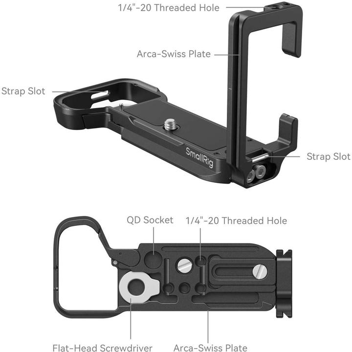 Actual product image SmallRig L-Bracket for Sony Alpha 7C II / Alpha 7CR