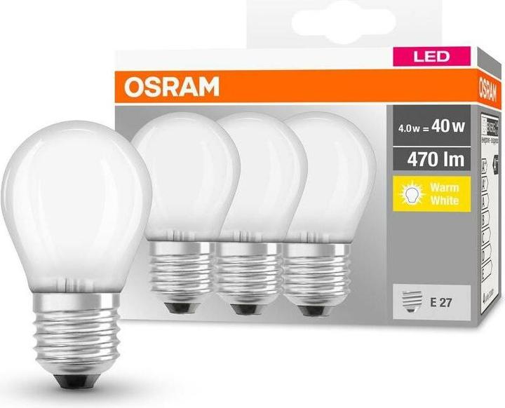 Produktbild Osram Led Base Classic P (E27, 470 lm, 3x)