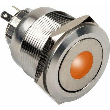 DimasTech Vandalismustaster 25mm, Silverline Dot - RGB (PD216)