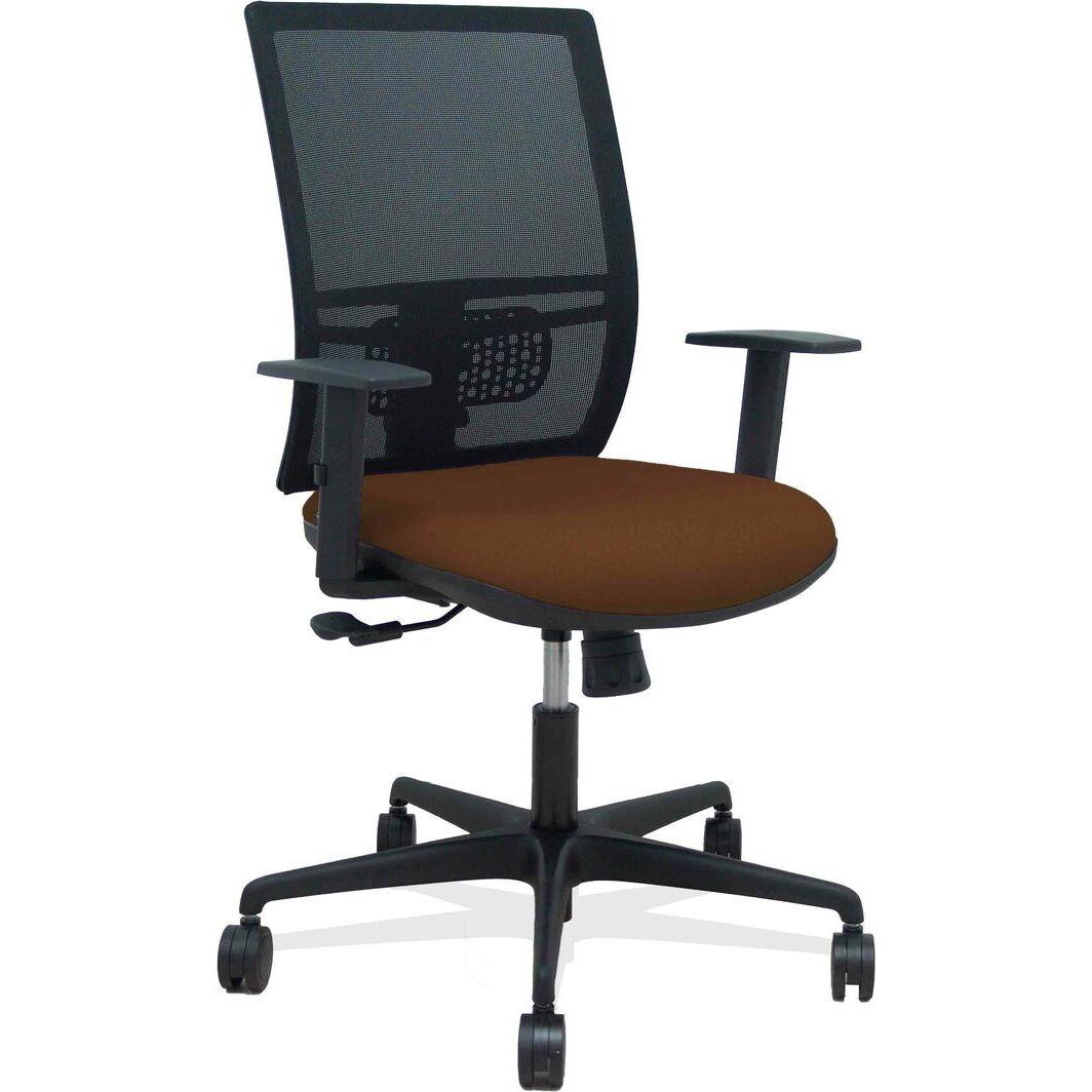 Piqueras y Crespo, Bürostuhl, Bürostuhl Yunquera P&C 0B68R65 Dunkelbraun