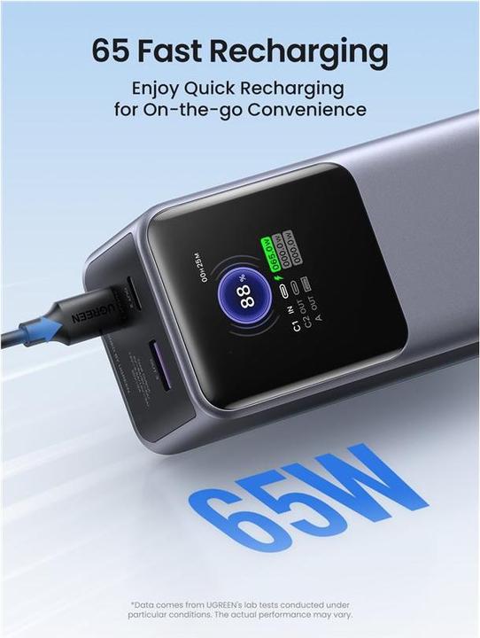 Actual product image Ugreen Nexode (25000 mAh, 200 W, 90 Wh)