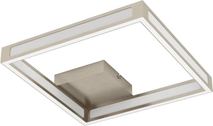 Satin steel, White
