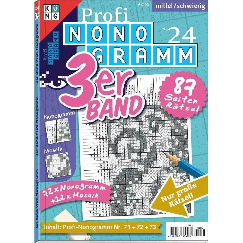 Profi-Nonogramm 3er-Band Nr. 24, Ratgeber von Conceptis Puzzles