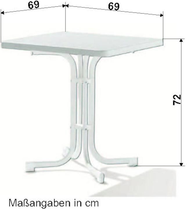 Produktbild Sieger Boulevardtisch (70 cm)
