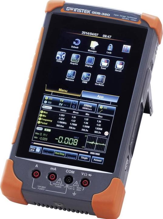 Immagine prodotto GW Instek Oscilloscopio portatile (misuratore di portata) GDS-320 2 (CAT III 600V, CAT II 300V)