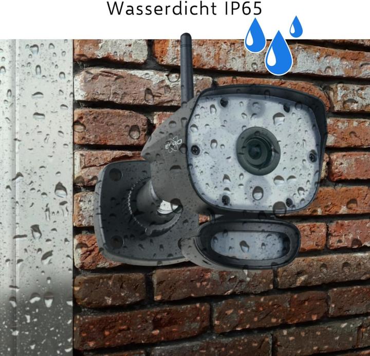 Actual product image Elro CZ60RIPS-4 Draadloze 1080P HD Complete Beveiligingscamera Set - Met 4 cameras, 9 inch monitor en App (1920 x 1080 Pixels)