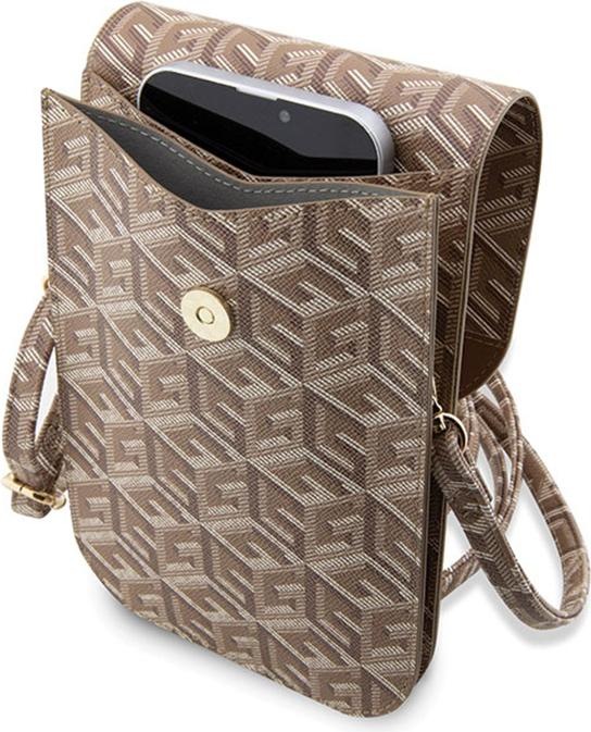 Immagine prodotto Guess Borsa telefonica G Cube in PU - marrone