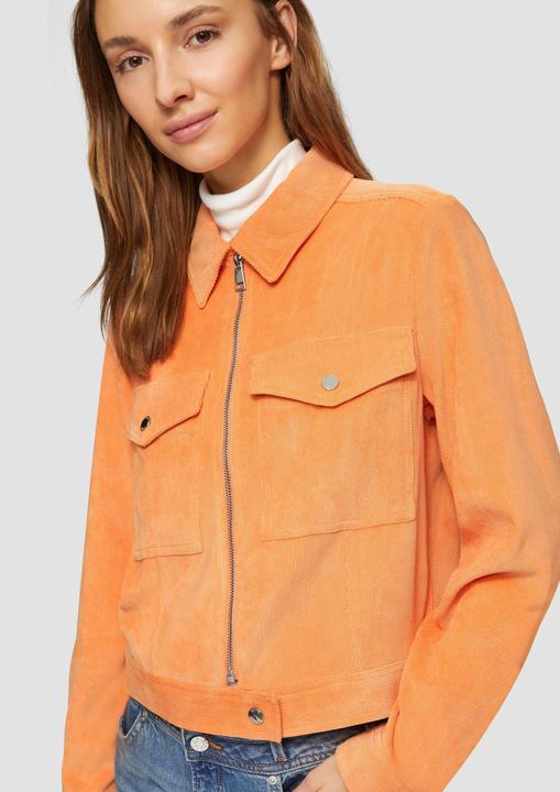Produktbild S.Oliver Indoor-Jacke Kurze Cordjacke mit aufgesetzten Taschen (48)