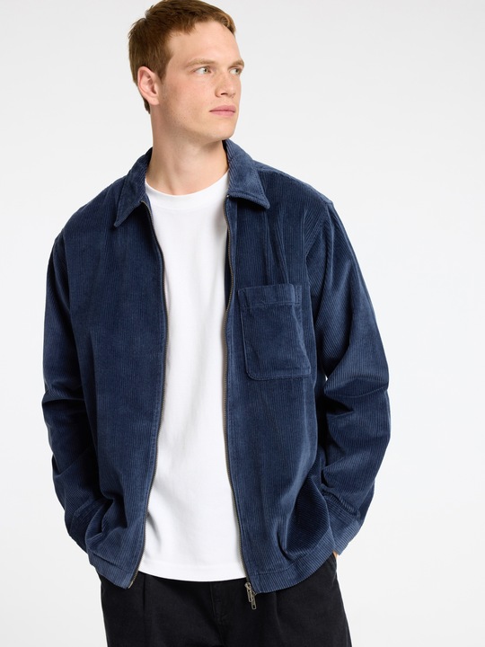 Image du produit Selected Homme Slh-Jake Cord Overshirt Ls Zip Noos (M)