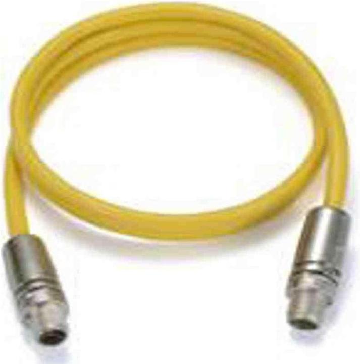 Moxa Câble à fil ouvert codé en X M12 mâle vers 8 broches, jaune, IP67, 1 m (UTP, 1 m)