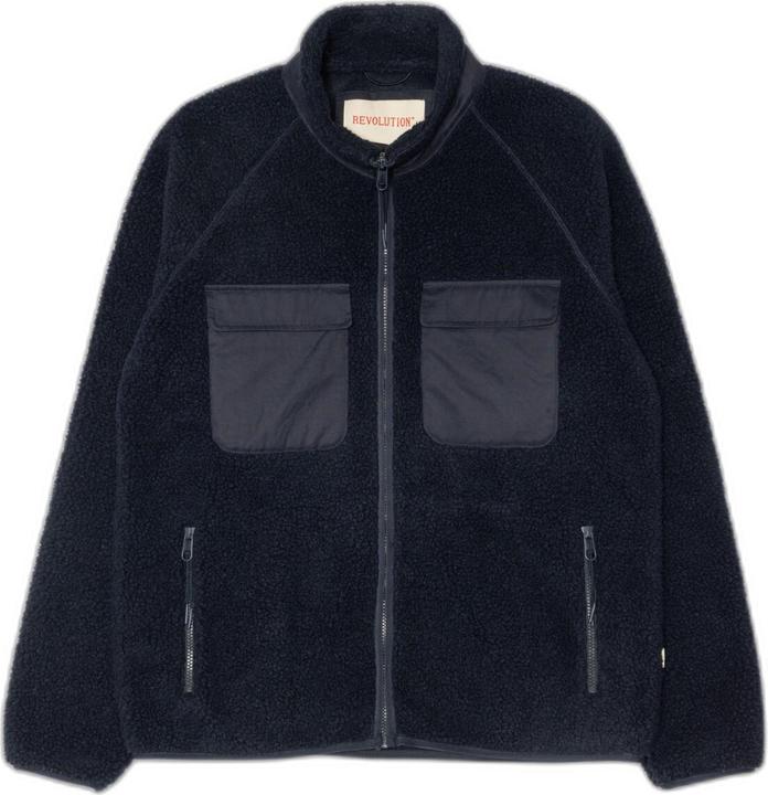 Image du produit Revolution Veste courte en peluche avec grandes poches poitrine (M)