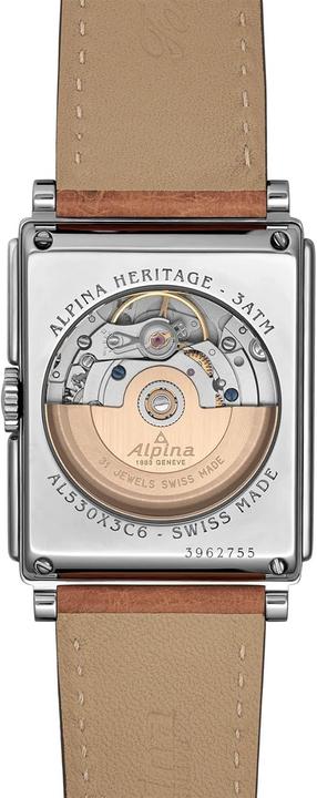 Image du produit Alpina Watch Alpina AL-530SAC3C6 Heritage Carree (Montre analogique, 33 mm)
