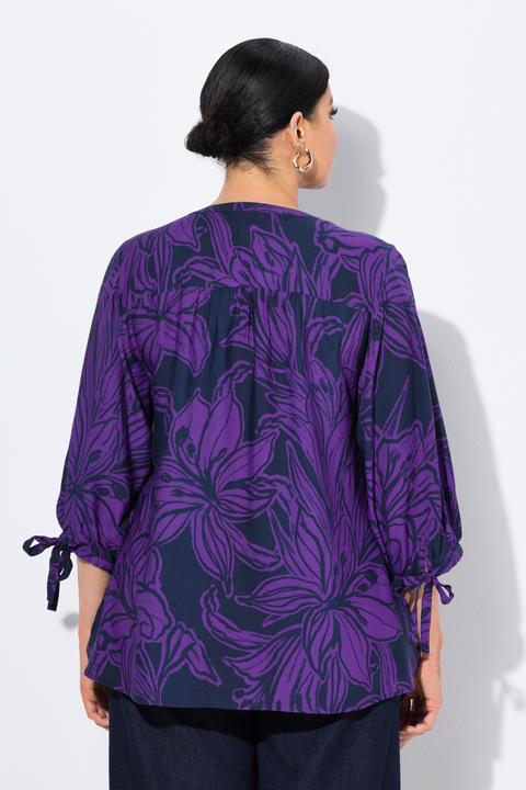 Actual product image Ulla Popken Lily Print Viscose Blouse (50, 52)