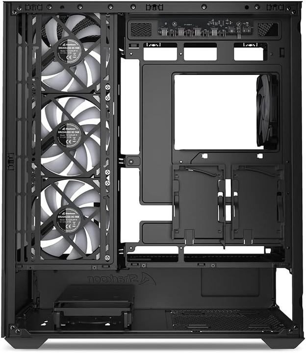 Produktbild Sharkoon AK6 RGB Black ATX (schwarz) (ATX, mATX, Mini-ATX)