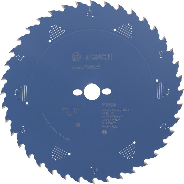 Produktbild Bosch Professional Zubehör Kreissägeblatt Expert for Wood, 335 x 30 x 3,0 mm, 40