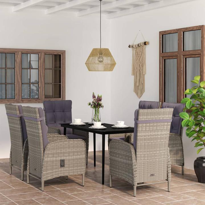 Produktbild vidaXL Garten Essgruppe (140 x 70 x 74 cm)