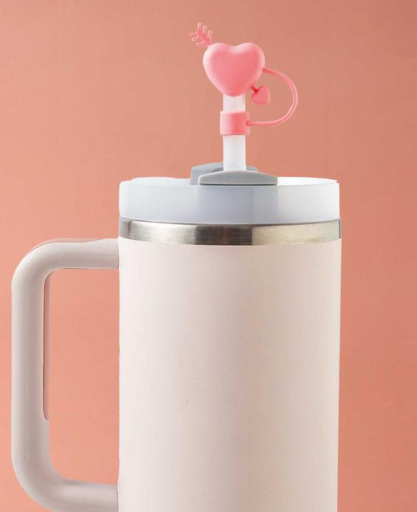 Image du produit I Am Creative Silikon Trinkhalm-Abdeckung passend für Trinkflaschen, Stanley